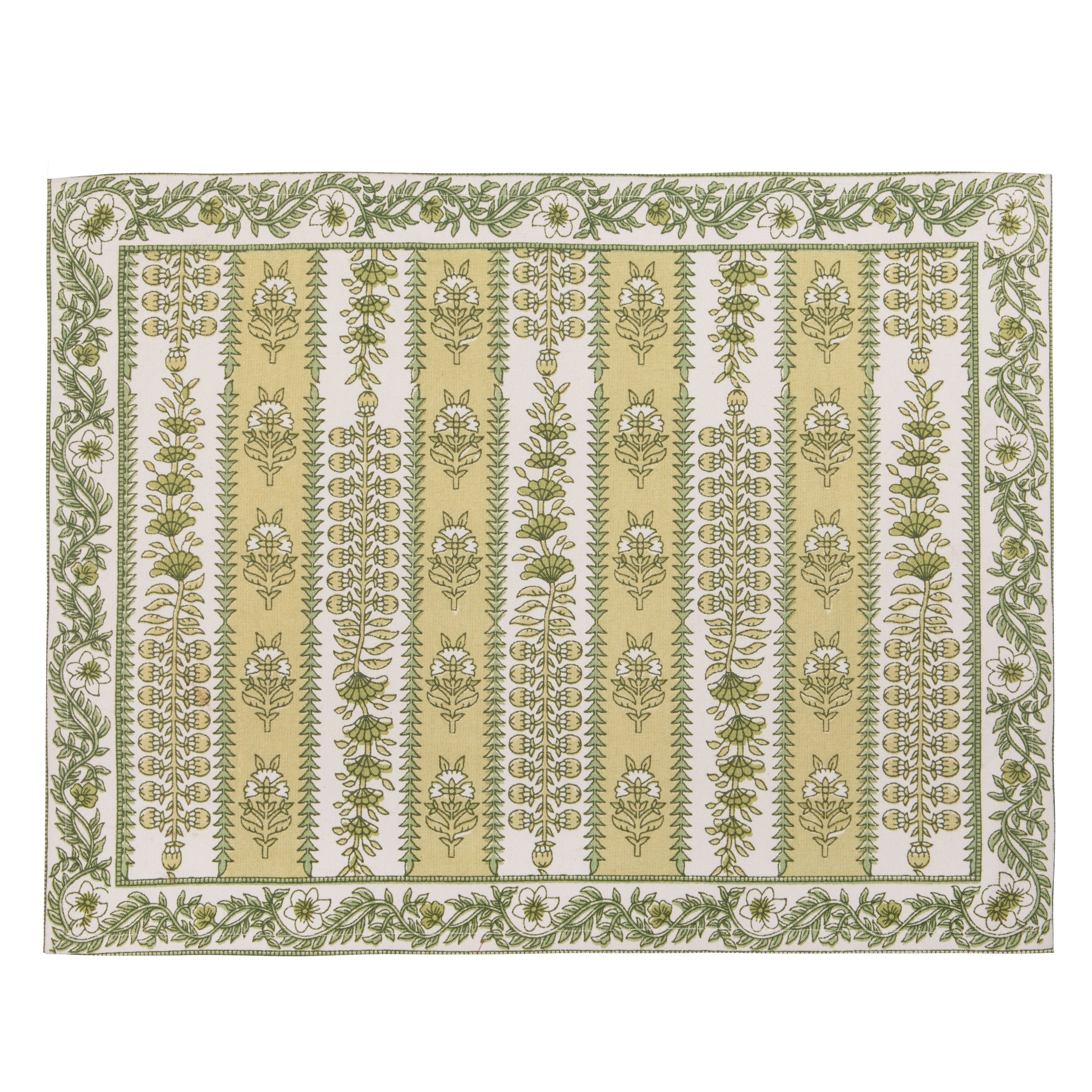 Avignon Placemats Pistache, Set of 6