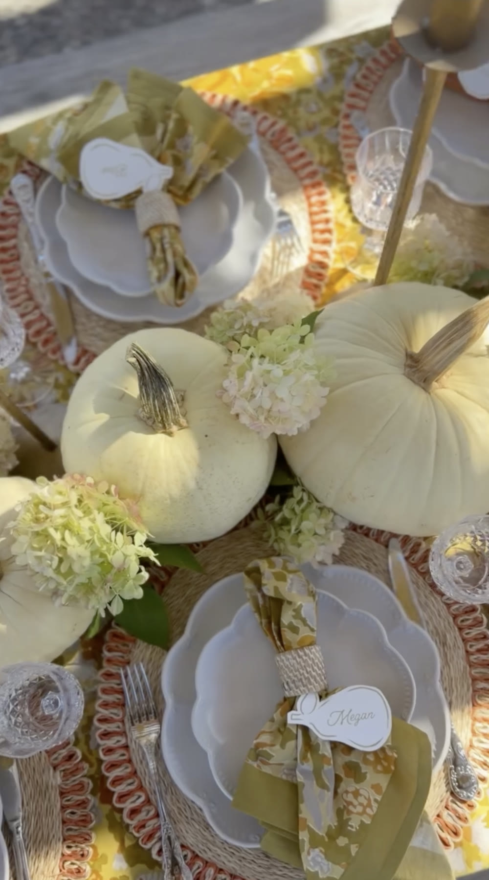 CC Nielsen's fall table